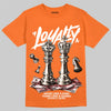 Jordan 3 “Orange Citrus” DopeSkill T-Shirt Loyalty Graphic Streetwear - orange