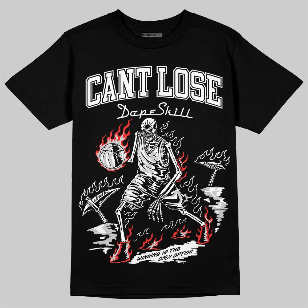 Air Foamposite One 'Triple White' DopeSkill T-Shirt Cant Lose Graphic Streetwear - Black