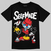 Jordan 11 Retro Cherry DopeSkill T-Shirt Self Made Graphic Streetwear - Black