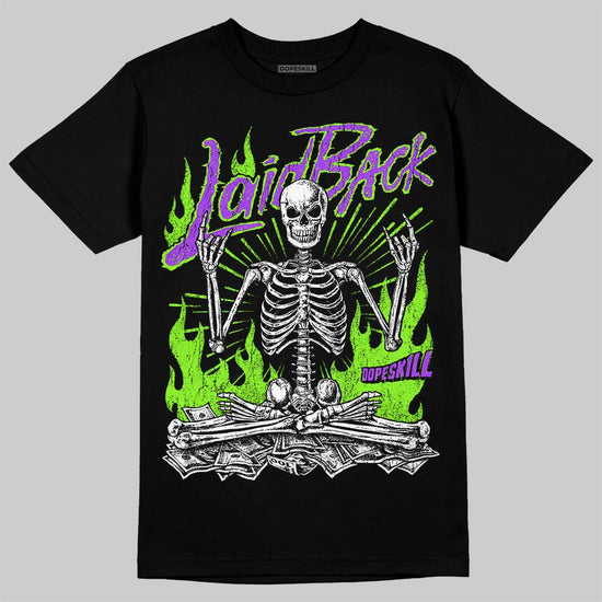 Neon Green Sneakers DopeSkill T-Shirt Laid Back Graphic Streetwear - black