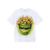 Neon Green Sneakers DopeSkill T-Shirt Hellfire Graphic Streetwear - White
