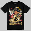 Jordan 4 Retro “Pizza” DopeSkill T-Shirt Heaven Sent Graphic Streetwear - Black