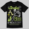 Jordan 13 Retro Bright Cactus DopeSkill T-Shirt Broken Bones Graphic Streetwear - black