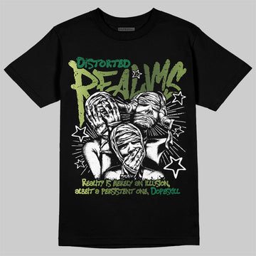 Foamposite Pro 'Pine Green' DopeSkill T-Shirt Distorted Realms Graphic Streetwear - Black