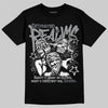 Jordan 5 Retro Wolf Grey (2026) DopeSkill T-Shirt Distorted Realms Graphic Streetwear - Black