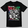 Jordan 11 City Pack “285” Atlanta DopeSkill T-Shirt Distorted Realms Graphic Streetwear - Black