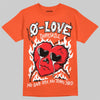 Jordan 1 Retro High OG Shattered Backboard (2025) DopeSkill T-Shirt Crying Heart Graphic Streetwear - Orange