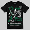 Jordan 13 GS “Pine Green” DopeSkill T-Shirt Broken Bones Graphic Streetwear - Black