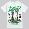Travis Scott x Jordan Jumpman Jack "GREEN SPARK" DopeSkill T-Shirt Loyalty Graphic Streetwear - White
