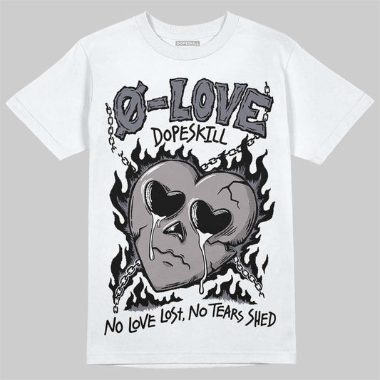 Lanvin Curb Sneakers White Anthracite DopeSkill T-Shirt Crying Heart Graphic Streetwear - White