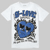 Jordan 1 Low Travis Scott x Fragment DopeSkill T-Shirt Crying Heart Graphic Streetwear - WHite