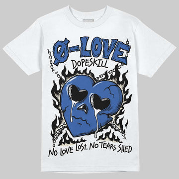 Jordan 1 Low Travis Scott x Fragment DopeSkill T-Shirt Crying Heart Graphic Streetwear - WHite