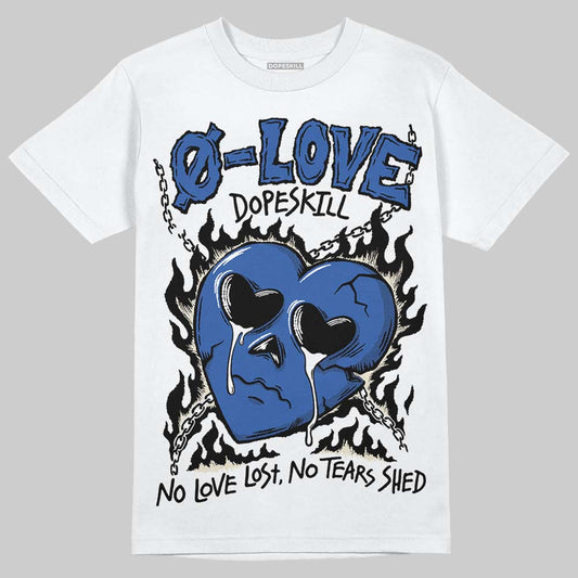 Jordan 1 Low Travis Scott x Fragment DopeSkill T-Shirt Crying Heart Graphic Streetwear - WHite