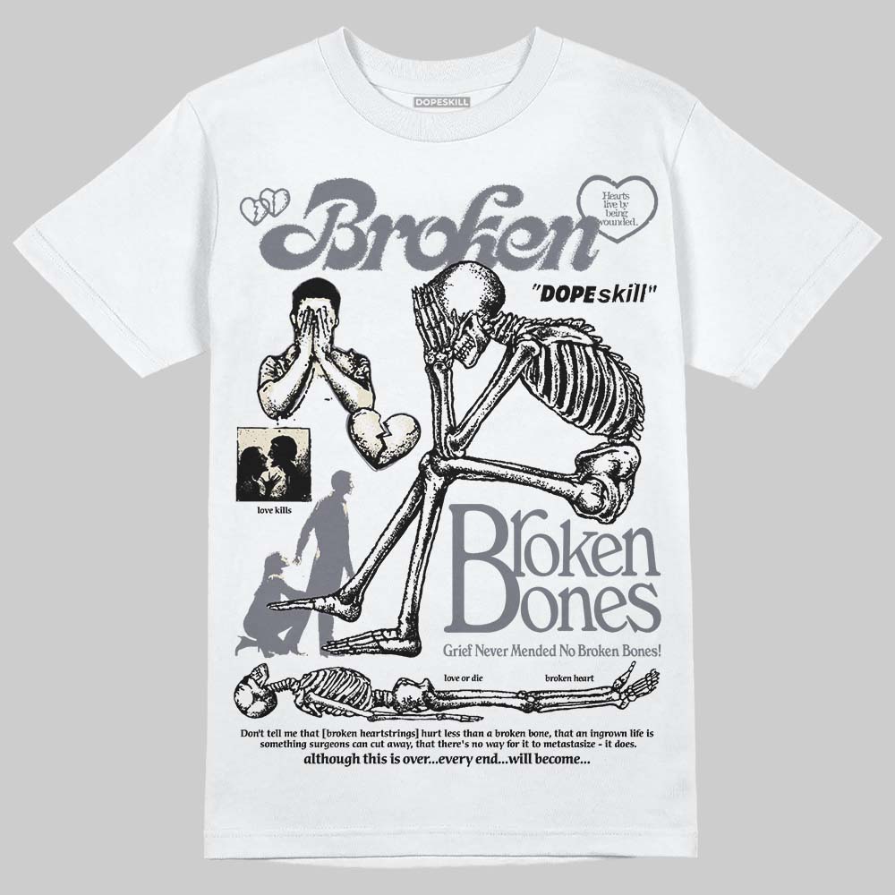 Jordan 11 Low CNY “Year of the Snake” DopeSkill T-Shirt Broken Bones Graphic Streetwear - WHite