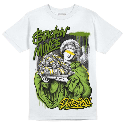 SB Dunk Low Chlorophyll DopeSkill T-Shirt Stackin Mines Graphic Streetwear - White