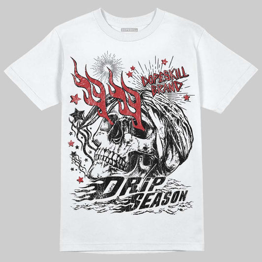 Jordan 14 Golf “Last Shot” DopeSkill T-Shirt Drip Season Graphic Streetwear - White 
