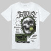 New Balance 1890 Faded Black Utility Green DopeSkill T-Shirt Jealousy Graphic Streetwear - White