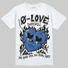 Awake NY x Jordan 5 Retro 'Black Racer Blue' DopeSkill T-Shirt Crying Heart Graphic Streetwear - White 