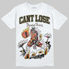 Quai 54 x Air Jordan 1 Retro Low OG Tour Yellow Black DopeSkill T-Shirt Cant Lose Graphic Streetwear - White 