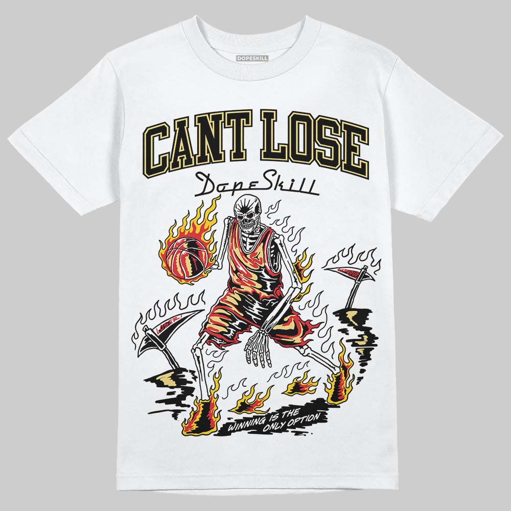 Quai 54 x Air Jordan 1 Retro Low OG Tour Yellow Black DopeSkill T-Shirt Cant Lose Graphic Streetwear - White 