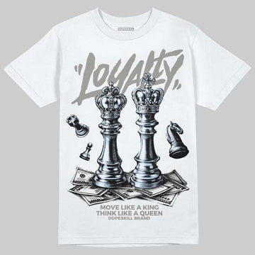 Jordan 5 "White Metallic" DopeSkill T-Shirt Loyalty Graphic Streetwear - White