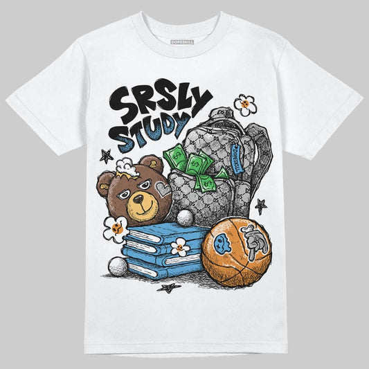 Jordan 10 OG “Steel” DopeSkill T-Shirt SRSLY Study Graphic Streetwear - White