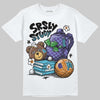Jordan 8 Retro 'Aqua' 2025 DopeSkill T-Shirt SRSLY Study Graphic Streetwear - White