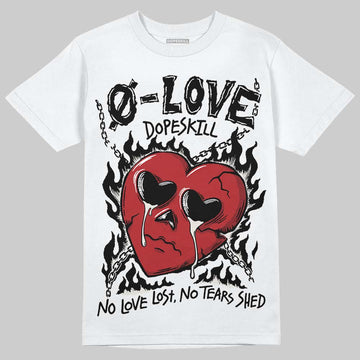Nigel Sylvester x Jordan 1 Low OG “Nitro” DopeSkill T-Shirt Crying Heart Graphic Streetwear - White