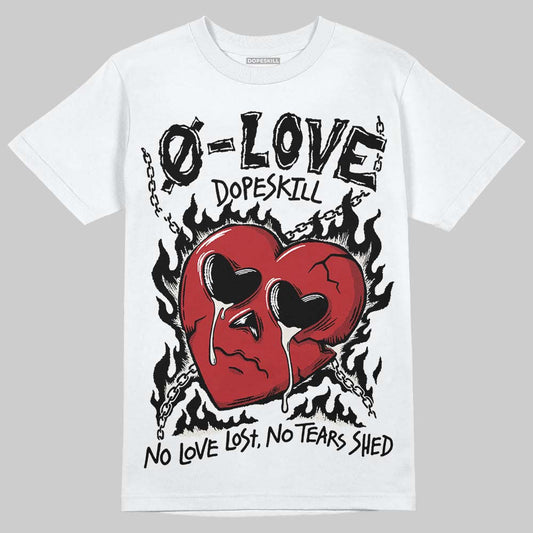Nigel Sylvester x Jordan 1 Low OG “Nitro” DopeSkill T-Shirt Crying Heart Graphic Streetwear - White
