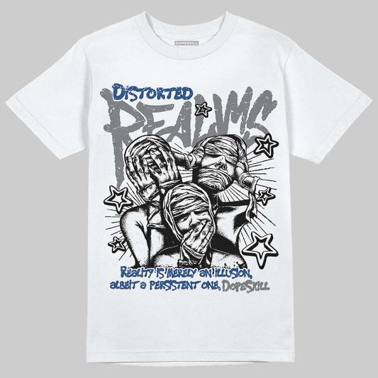 Jordan 9 Retro 'Flint Grey' 2026 DopeSkill T-Shirt Distorted Realms Graphic Streetwear - White