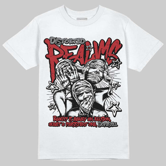 Jordan 8 Retro Bugs Bunny (2025) DopeSkill T-Shirt Distorted Realms Graphic Streetwear - White 