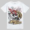 Jordan 12 Retro 'Taxi' 2025 DopeSkill T-Shirt Drip Season Graphic Streetwear - White