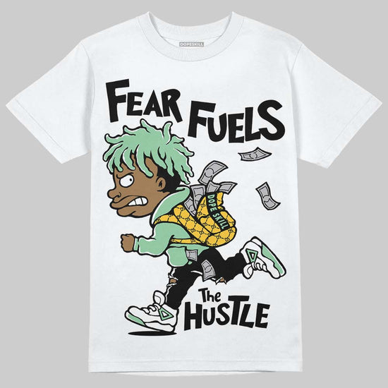 Asics Gel-Kayano 12.1 White/Menthol DopeSkill T-Shirt Fear Fuels The Hustle Graphic Streetwear - White