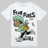 Asics Gel-Kayano 12.1 White/Menthol DopeSkill T-Shirt Fear Fuels The Hustle Graphic Streetwear - White
