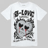 Jordan 12 Black Wolf Grey DopeSkill T-Shirt Crying Heart Graphic Streetwear - White