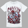 Jordan 5 Retro Burgundy (2023) DopeSkill T-Shirt Chillin Graphic Streetwear - White