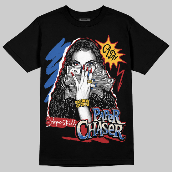 Fragment x UNION x Jordan 1 High OG “Varsity Red/Sport Royal” DopeSkill T-Shirt NPC Graphic Streetwear - black