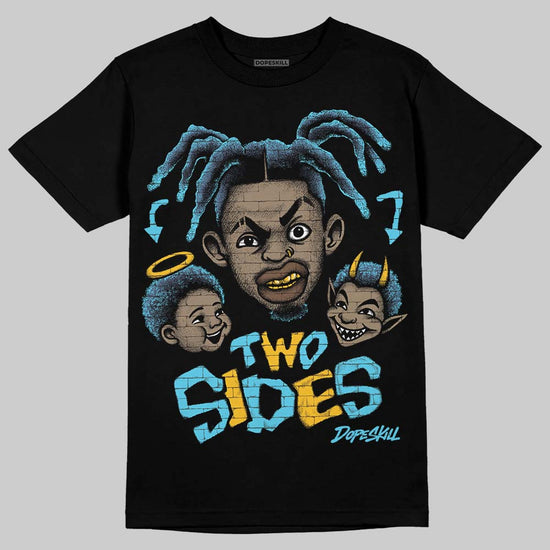 Jordan 11 Retro Gamma Blue (2025) DopeSkill T-Shirt Two Sides Graphic Streetwear - black