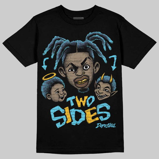 Jordan 11 Retro Gamma Blue (2025) DopeSkill T-Shirt Two Sides Graphic Streetwear - black