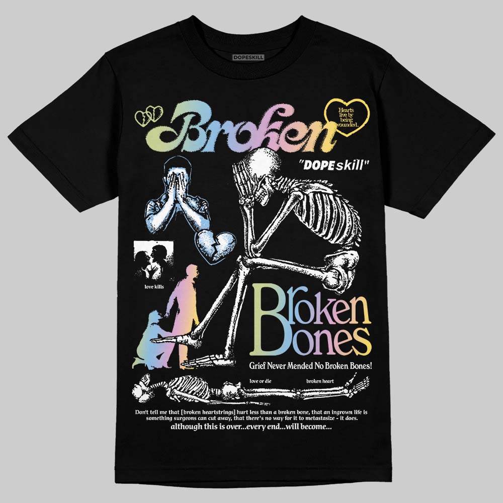 Jordan 5 “Year of the Snake” DopeSkill T-Shirt Broken Bones Graphic Streetwear - Black