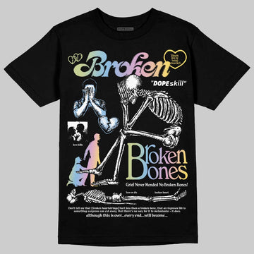 Jordan 5 “Year of the Snake” DopeSkill T-Shirt Broken Bones Graphic Streetwear - Black