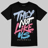 Jordan 3 GS “Cobalt Bliss” DopeSkill T-Shirt They Not Like Us Graphic Streetwear  - Black