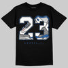 Jordan 3 "True Blue" DopeSkill T-Shirt 23 with 3s Pattern Graphic Streetwear - Black