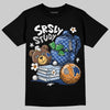 Awake NY x Jordan 5 Retro 'Black Racer Blue' DopeSkill T-Shirt SRSLY Study Graphic Streetwear - Black