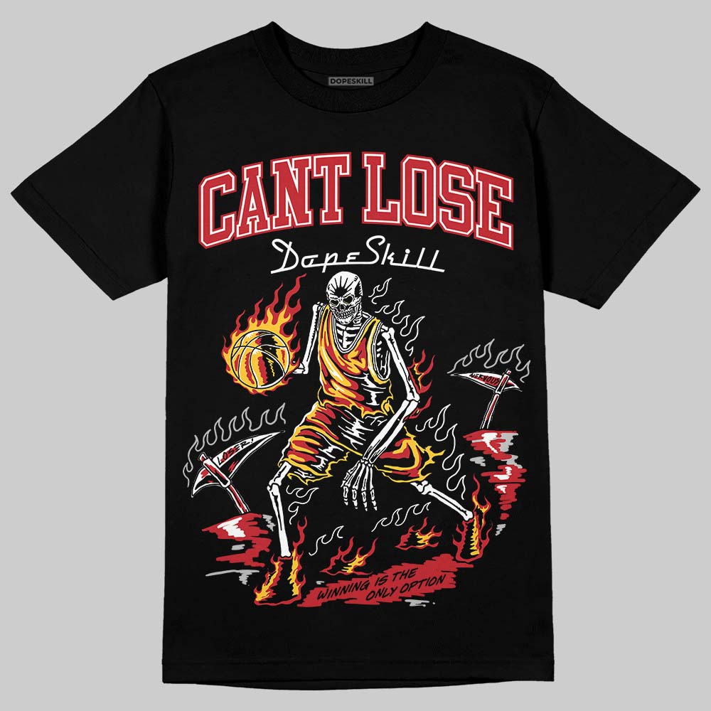 Jordan 14 Retro Ferrari (2025) DopeSkill T-Shirt Cant Lose Graphic Streetwear - Black