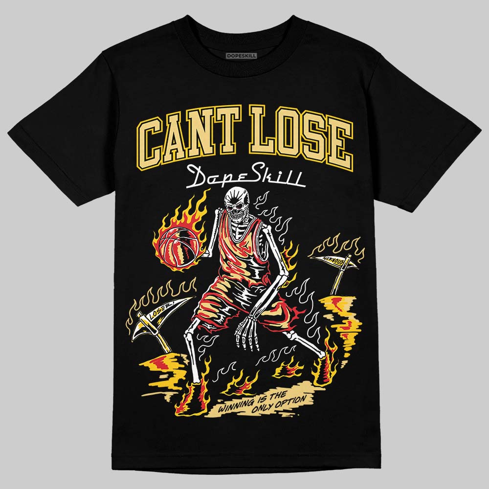 Quai 54 x Air Jordan 1 Retro Low OG Tour Yellow Black DopeSkill T-Shirt Cant Lose Graphic Streetwear - Black