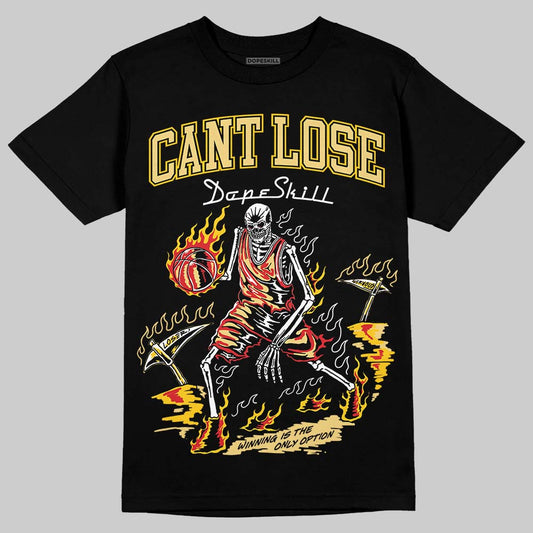 Quai 54 x Air Jordan 1 Retro Low OG Tour Yellow Black DopeSkill T-Shirt Cant Lose Graphic Streetwear - Black