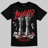 Jordan 12 “Bloodline” DopeSkill T-Shirt Loyalty Graphic Streetwear - black