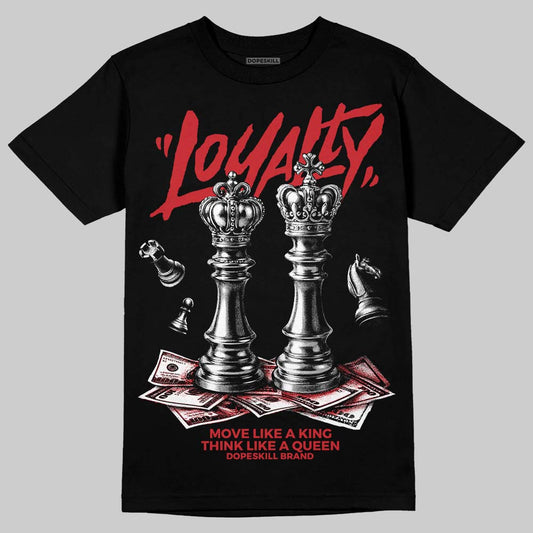Jordan 12 “Bloodline” DopeSkill T-Shirt Loyalty Graphic Streetwear - black