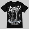 Jordan 5 "White Metallic" DopeSkill T-Shirt Loyalty Graphic Streetwear - Black